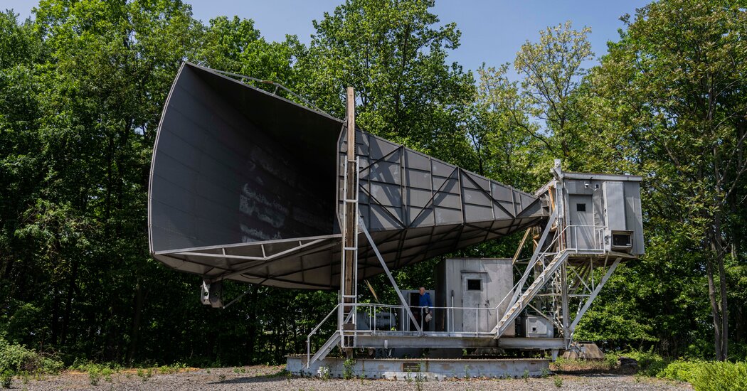 The Holmdel Horn, a cosmic shrine in New Jersey, remains in place